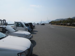 須波公園の駐車場