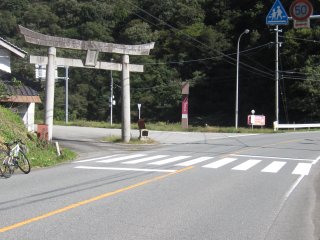 熊野神社分岐