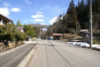 熊野神社への分岐