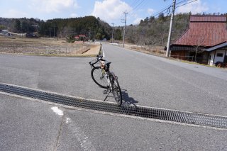 蜂峰集落への分岐