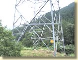 中電送電線の鉄塔