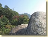 西国寺山の巨石