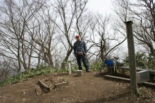 天狗山頂上